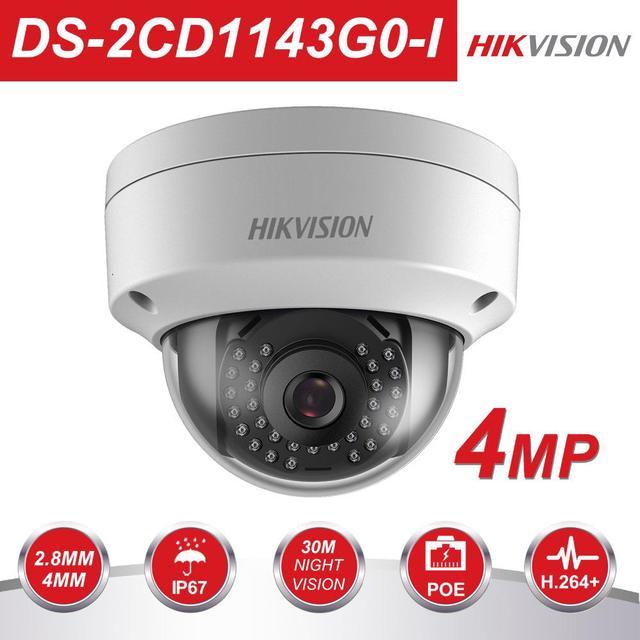 Hikvision Ds-2cd1143g0-i Camara Ip Domo 4 Mp - 2.8 Mm - H265+ - Ir