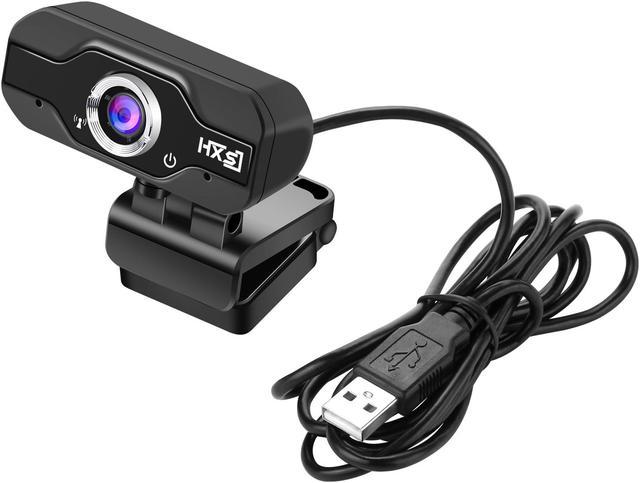 V.T.I Webcam HD Web Camera with Microphone USB Plug Web Cam Widescreen  Video For Computer PC Laptop Webcam - V.T.I 