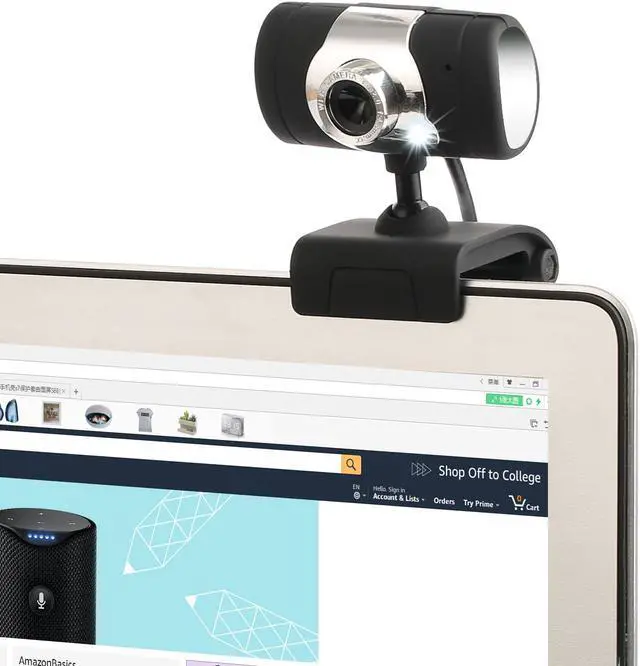 Alt view image 2 of 8 - HD Camera USB 480P Webcam Web Computer Camera Digital Video With Built-in Microphone For Loptop Computer PC USB 2.0