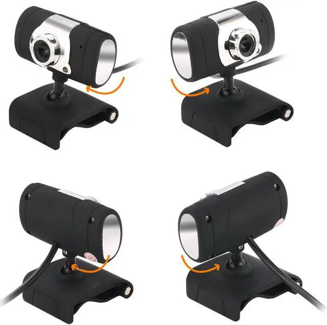 Alt view image 4 of 8 - 480P Full HD Webcam with Microphone USB Camera PC Laptop Desktop Web Camera for Laptop PC Desktop Built-in Mic USB Plug Compatible with Windows Mac
