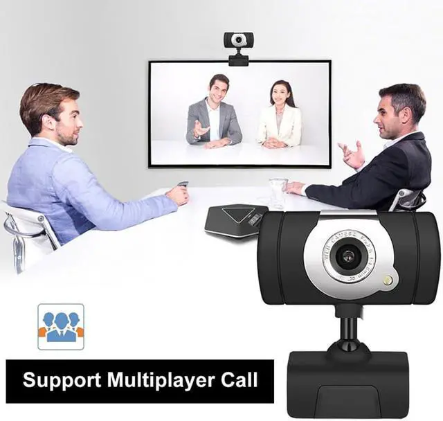 Alt view image 7 of 8 - HD Camera USB 480P Webcam Web Computer Camera Digital Video With Built-in Microphone For Loptop Computer PC USB 2.0
