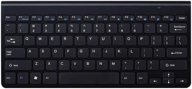 Alt view image 3 of 7 - ESTONE Wireless Keyboard Mouse, K1088 2.4GHz Ultra Thin Compact Portable Small Wireless Keyboard and Mouse Combo Set for PC, Desktop, Computer, Notebook, Laptop, Windows XP/Vista / 7/8 / 10 (Black)