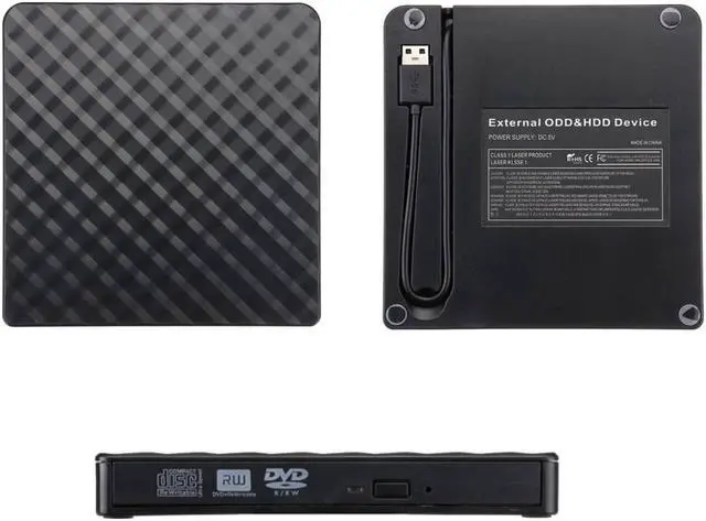 Alt view image 4 of 8 - ESTONE USB 3.0/USB-C DVD Drives Optical Drive High-speed External DVD RW Burner Writer Recorder Slot Load CD ROM Player for Apple Macbook Pro Laptop PC Hot