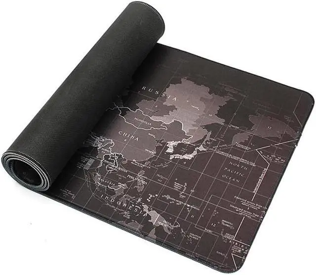 Alt view image 6 of 7 - XXXL Gaming Mouse Map Pad with Nonslip Base|Extended XXXL Size 90*40cm, Heavy|Thick, Comfy, Foldable Mat for Desktop, Laptop, Keyboard, Consoles & More|Enjoy Precise & Smooth Operating Experience
