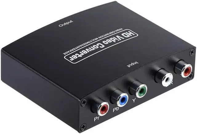 Main image of Component to HDMI Adapter, YPbPr to HDMI Coverter + R/L, Component 5RCA RGB to HDMI Converter Adapter, Supports 1080P Video Audio Converter Adapter for DVD PSP to HDTV Monitor, OZSC-1