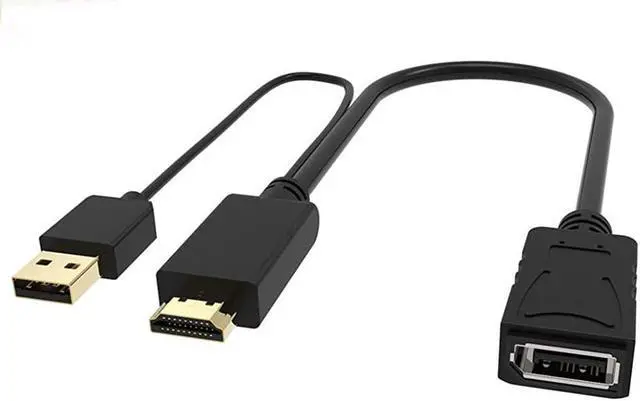 Main image of ESTONE 4K@60Hz HDMI to DisplayPort Adapter with USB Power, 4K X 2K@60Hz HDMI Male to DP Female Adapter/Converter Compatible with Xbox One/PS4/PS5/NS (OZHD1)
