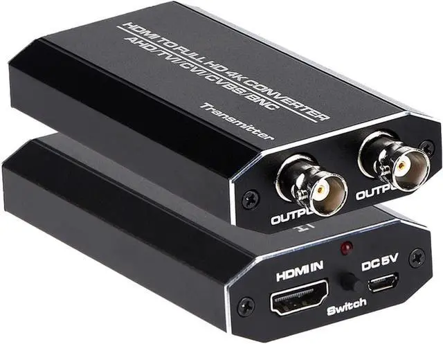 Main image of ESTONE 720P/1080P@30Hz HDMI to AHD Converter Video Adapter TVI/CVI/AHD to HDMI Converter with AHD Loopout 500M Repeater for HD CCTV Outdoor Home Security Surveillance IP Camera System