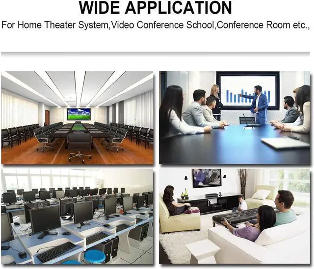 Alt view image 7 of 8 - HDMI to RCA and HDMI + 3RCA CVBS AV Converter HDMI to Composite Converter Zoom in/Out Function Composite Video Audio Adapter Splitter Support 1080P PAL NTSC for HD TV Camera