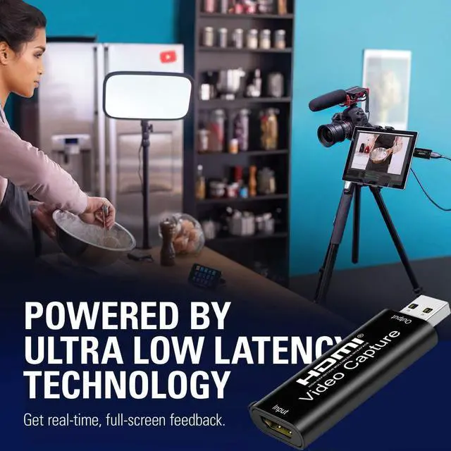 Alt view image 4 of 8 - Audio Video Capture Card, 4K 30fps HDMI to USB Capture Cards, Record via DSLR, Camcorder, Action Cam for Game/Live Streaming/Video Conference/Teaching