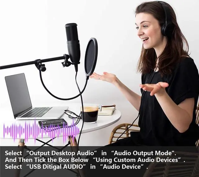 Alt view image 7 of 8 - 4K@60Hz 3X1 Audio Video Capture Card,HD Video Capture,HDMI USB3.0/Type-C Video Grabber Device with Mic & Audio for Game Recording, Live Streaming Broadcasting (IR Remote Control)