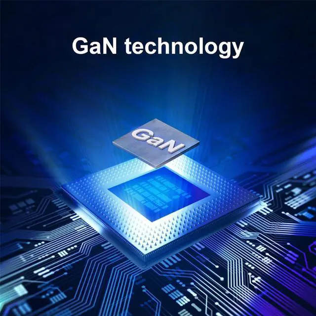 Alt view image 3 of 8 - GaN 65W Fast Charger Dual Port USB C Charger PD Quick Charging for iPad Xiaomi Samsung iPhone Cell Phone Charger QC3.0 Wall Charger Adapter - Black