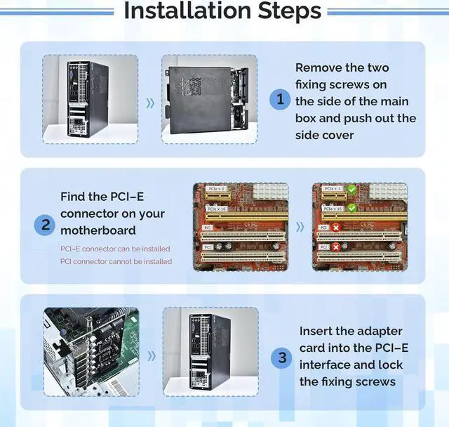 Alt view image 7 of 7 - 7 Port PCIE Expansion Card, USB 3.0 Superspeed 5Gbps Front Expansion Card, Internal USB Hub Converter for Win XP Win7 Win 8 Win 10 Win 11 Linux