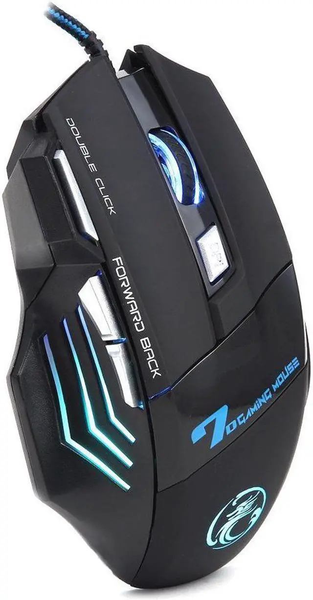 Alt view image 2 of 7 - ESTONE Professional Wired Gaming Mouse 5500DPI Adjustable 7 Buttons Cable USB Optical Gamer Mouse Mice For PC Computer Laptop