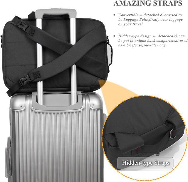 Alt view image 6 of 7 - ESTONE Notebook Backpack for up to for Up to 17.3 Inches Macbook Pro Retina Apple Macbook Mini Asus DELL HP Samsung Sony Laptop Notebook, Black