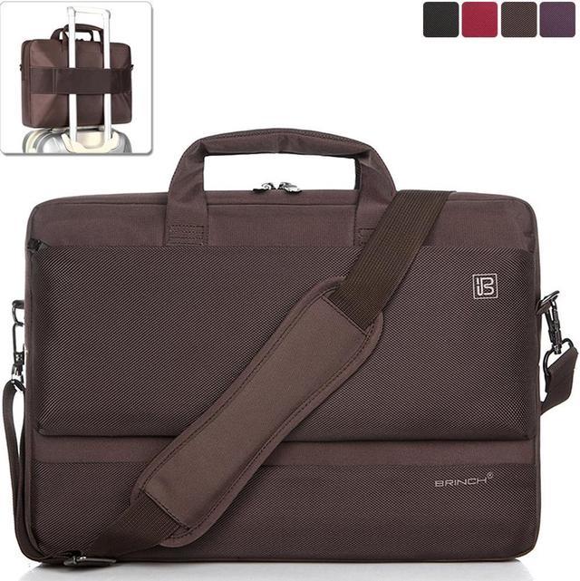 Leather laptop bag 15.6 inch deals