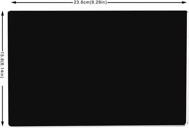 Alt view image 3 of 7 - ESTONE Gaming Aluminium Mouse Pad,Non-slip Flannel Base & Oxidized Surface Mice Mat for Fast and Accurate Control-Compatible Any Dpi Speed and Any Optical Laser Mice Gamer or Desktop,(Black)