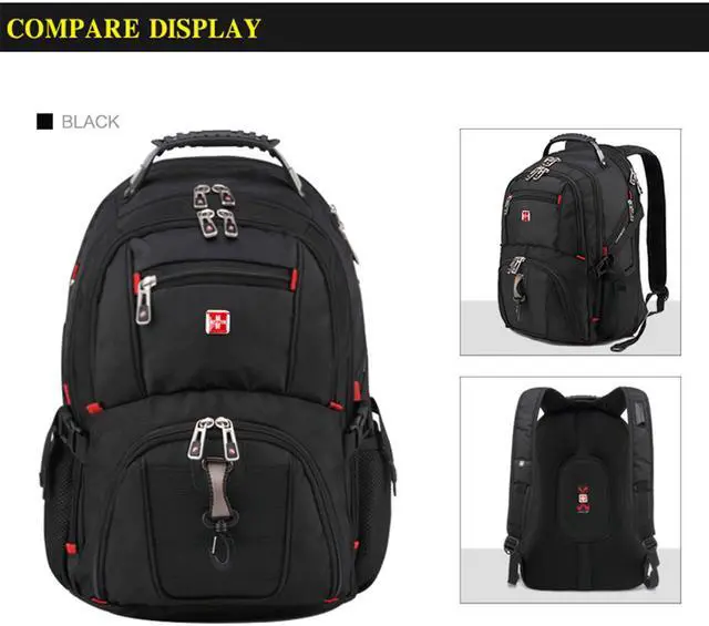 Alt view image 2 of 7 - ESTONE 38L 15.6 inch Men's Backpack Computer Notebook School Travel Bags Unisex Large Capacity bagpack waterproof Business Fit up to 15.6 inch Laptop, Notebook,Mackbook