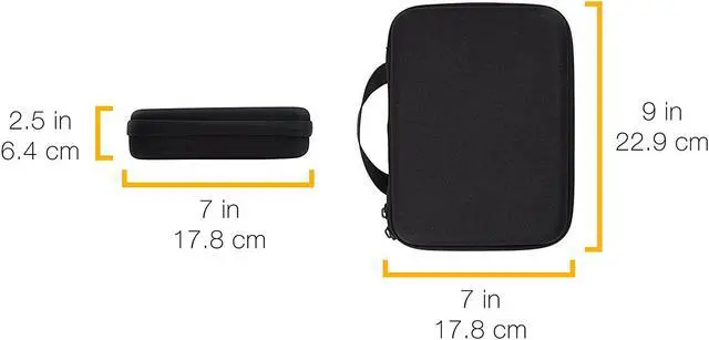 Alt view image 7 of 7 - ESTONE Action Camera Case Storage Case Carrying Case for GoPro Hero 5 4 3 Hero4 Session SJCAM Xiaomi Yi 4K Travel Storage Collection Box GP102- Middle Size