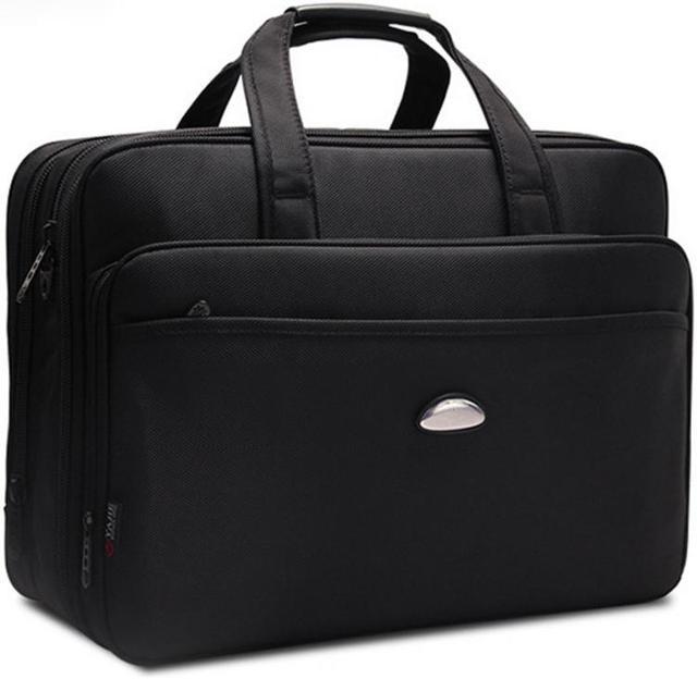 Laptop Bag for Women 17.3 Inch Laptop Tote Bag Large Work Tote Bag  Waterproof Work Bag Teacher Bag with USB Charging Port Computer Tote Bag  Nylon Handbag Satchel Shoulder Bag(17.3 inch, Black) :
