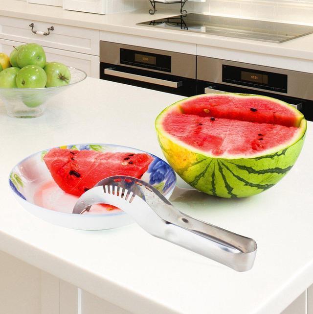 ESTONE Watermelon Slicer Fruit Cutter Knife - Watermelon Slicer, Stainless  Steel, Melon Cantaloupe Fruit and Cake Slicer Carver-Pack of 2 