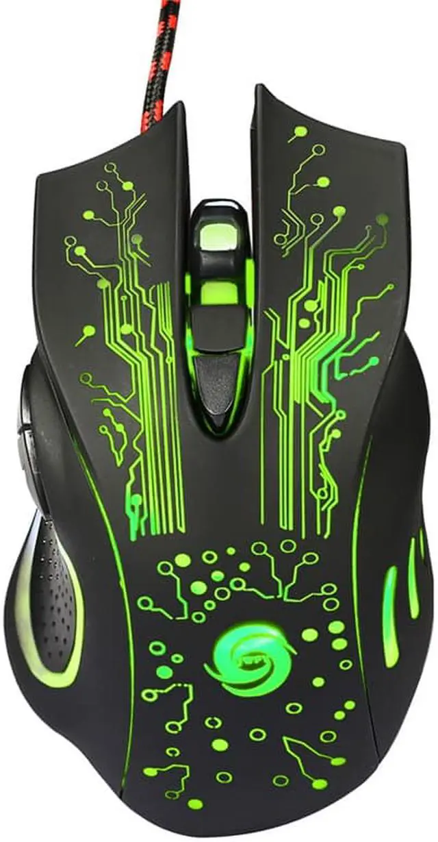 Alt view image 5 of 8 - ESTONE Wired Gaming Mouse 6 Buttons Optical 2400DPI Professional Gamer Computer