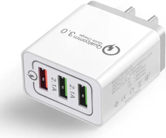 Main image of ESTONE 3.0 Quick Fast Charger 3-Ports QC3.0 USB Wall Charger Travel Adapter Support Smart Fast Charging For Samsung Galaxy S6 Apple tablet