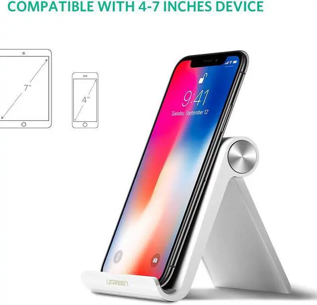 Alt view image 2 of 8 - ESTONE Portable Multi-Angle Stand Cell Phone Standfor iPhone X 8 7 6 6s Plus Se 5 5s 5c HTC, LG, Nokia Lumia, OnePlus and More(Silver)