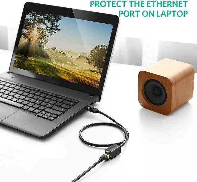 Alt view image 7 of 8 - ESTONE Ethernet Extension Cable, CAT 6 RJ45 Male to Female Support Cat6 / Cat5e / Cat5 Standards, RJ45 Cords Shielded, 6ft/2m