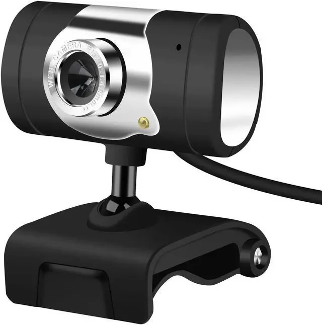 Alt view image 2 of 8 - HXSJ New USB 2.0 Web Camera HD 640*480 Resolving power Webcam MIC for MINI/PC Black and Silver High Quality