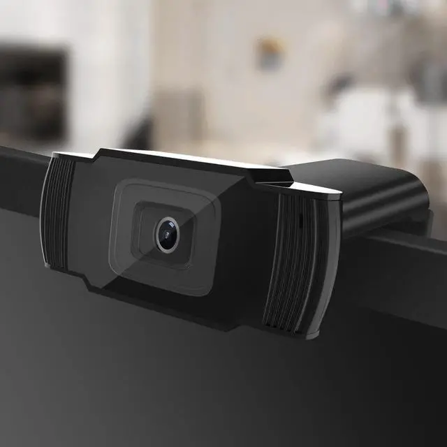 Alt view image 6 of 7 - HXSJ  USB 2.0 Webcam Clip-on, 480p 640 * 480 Dynamic resolution Digital Video HD Web Camera with Microphone for Desktop Computer PC Laptop Skype (Black)