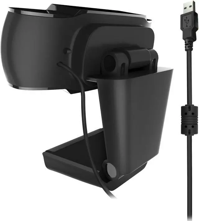 Alt view image 3 of 7 - HXSJ 3LED HD Webcam 640X480 12.0M-Pixel PC Camera  Rotatable Monitoring Home Video Camera with Absorption Microphone MIC for Skype for Android TV Rotatable Computer Camera USB Web Cam