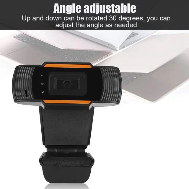 Alt view image 3 of 7 - HXSJ Computer Camera Webcams support 480P Video with Microphone 3 LED night vision for PC, Desktop or Laptop 360 degree rotation