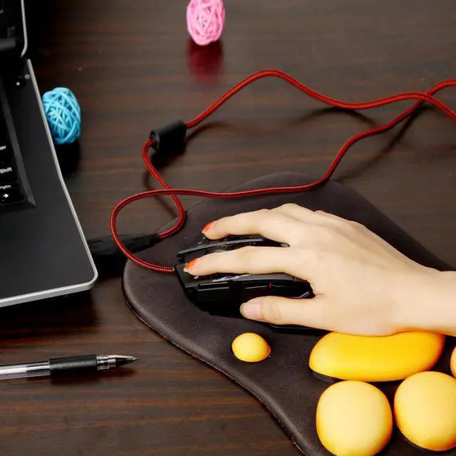 Alt view image 6 of 7 - HXSJ Crack Glows Wired Gaming Mouse 7 Button 5500 DPI LED Optical USB Computer Mouse Gamer Mice X7 Game Mouse Silent Mause For PC