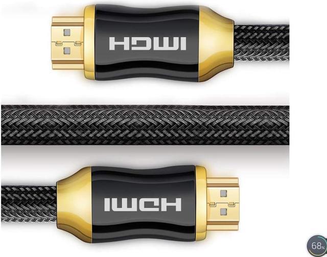 Alt view image 2 of 7 - ESTONE HDMI Cable 1M 2M 3M 5M 10M 20M with Built-in Signal Booster-HDMI 2.0 Cable Support 3D,1080P, Ethernet,Audio Return & Ultra HD for PC, 3D TV, Xbox 360, PS3, PS4 ect-(6.5ft/2M)