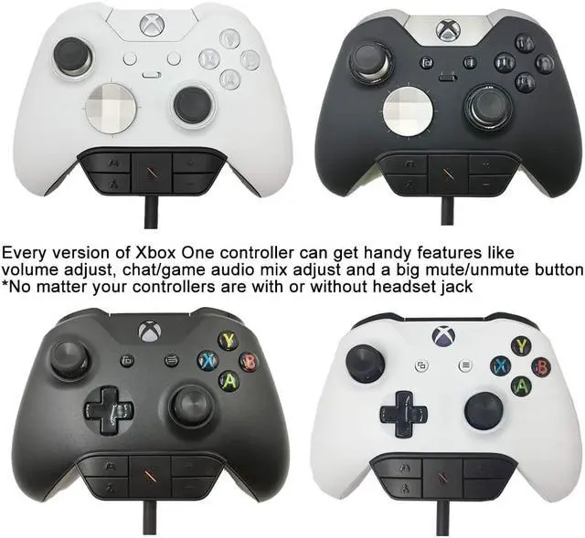 Alt view image 6 of 7 - ESTONE Stereo Headset Adapter for Xbox One Controller