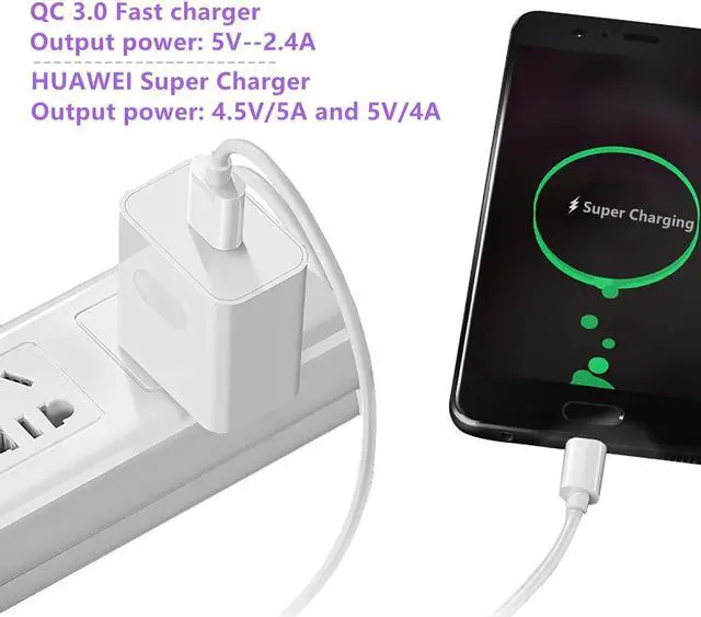 Alt view image 6 of 8 - ESTONE USB Type C Cable Fast Charging, 5A USB C Cable Charge, Type C Charger Cord Compatible with Samsung Galaxy S10 S9 S8 Note 9 8 Pixel 3 GoPro USB C devices-2Pack 3.3ft White