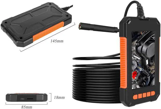 Main image of P40-3.9mm-2m  HD1080P 3.9MM Lens Screen Inspection Endoscope Camera 2600mAh IP67 Waterproof Borescope 4.3 inch IPS Screen Car Monitor 6LED
