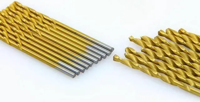 Alt view image 5 of 7 - NEW 50x 1/1.5/2/2.5/3mm HSS High Speed Steel Drill Bit Set Tools Titanium Coated