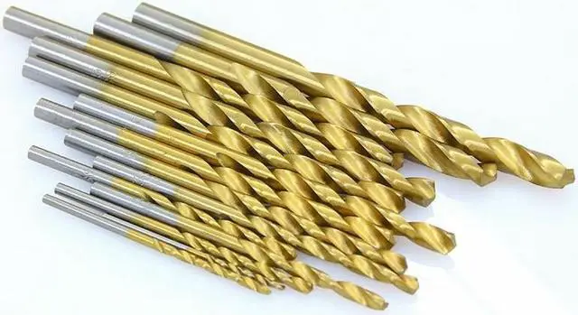 Alt view image 6 of 7 - NEW 50x 1/1.5/2/2.5/3mm HSS High Speed Steel Drill Bit Set Tools Titanium Coated