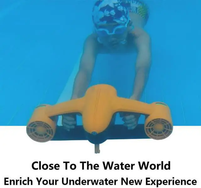 Alt view image 3 of 14 - Underwater thruster diving booster Underwater Scooter Tri-speed switch seascooter underwater shooting drone diving equipment