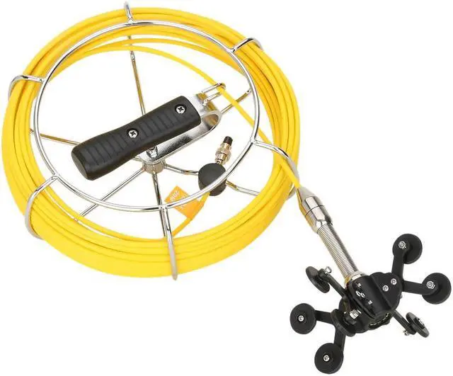 Alt view image 4 of 7 - VisiPower Draining plumbing Wire inspection 7" Monitor Pipe Inspection Video Camera,IP68 HD Drain Sewer Pipeline Industrial Endoscope Borescope with 12PCS LED Lights,Cable Length 40m/131ft