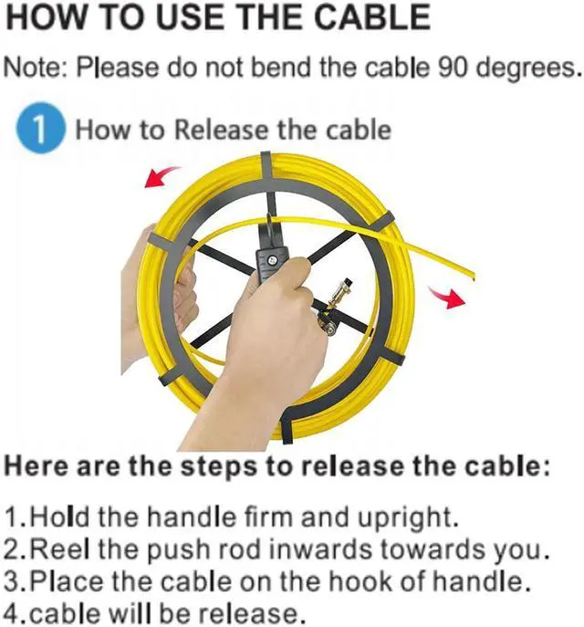 Alt view image 6 of 7 - Draining plumbing,Wall,Wire inspection/ Sewer Pipe Inspection Camera/Pipeline Industrial Endoscope/7" Monitor/DVR video recording/12PCS LED Lights /16GB SD Card/8 hours continuous use/20m Cable length