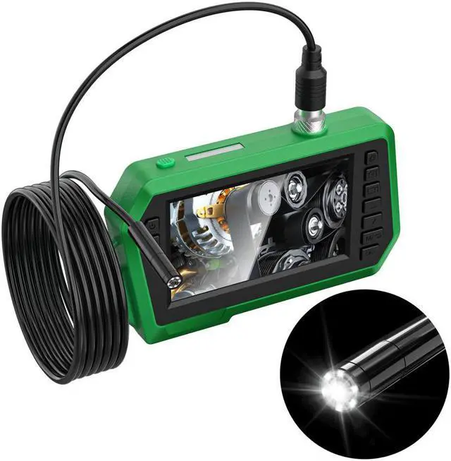 Main image of VisiPower Wifi Single Lens For Car Repair Home Appliance Maintenance Wall Struture Sewer Inspection/4.3'' IPS Screen Endoscope 8MM Digital Pipe Borescope/IP67 Waterproof Cable Length 2m/6.5ft Camera - OEM