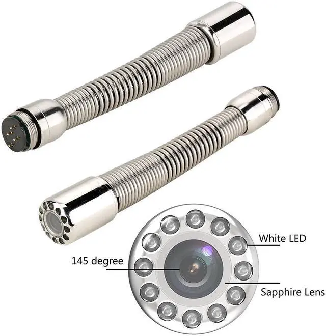 Alt view image 5 of 14 - Industrial Plumbing Tools & Equipment/Sewer Pipe Inspection Camera/9Inch IPS 1080P Screen and Self-Leveling/512HZ Locator Video+Audio Recording 5X Image Enlarge+Meter Counter 8 hours continuous use