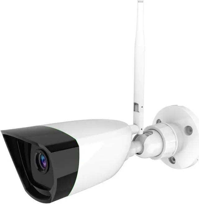 Alt view image 2 of 7 - 3MP wireless WiFi 1080p Night vision H264 Remote monitoring, rainproof and dustproof 2.4GHz WIFI + RJ45 cloud storage IP Camera