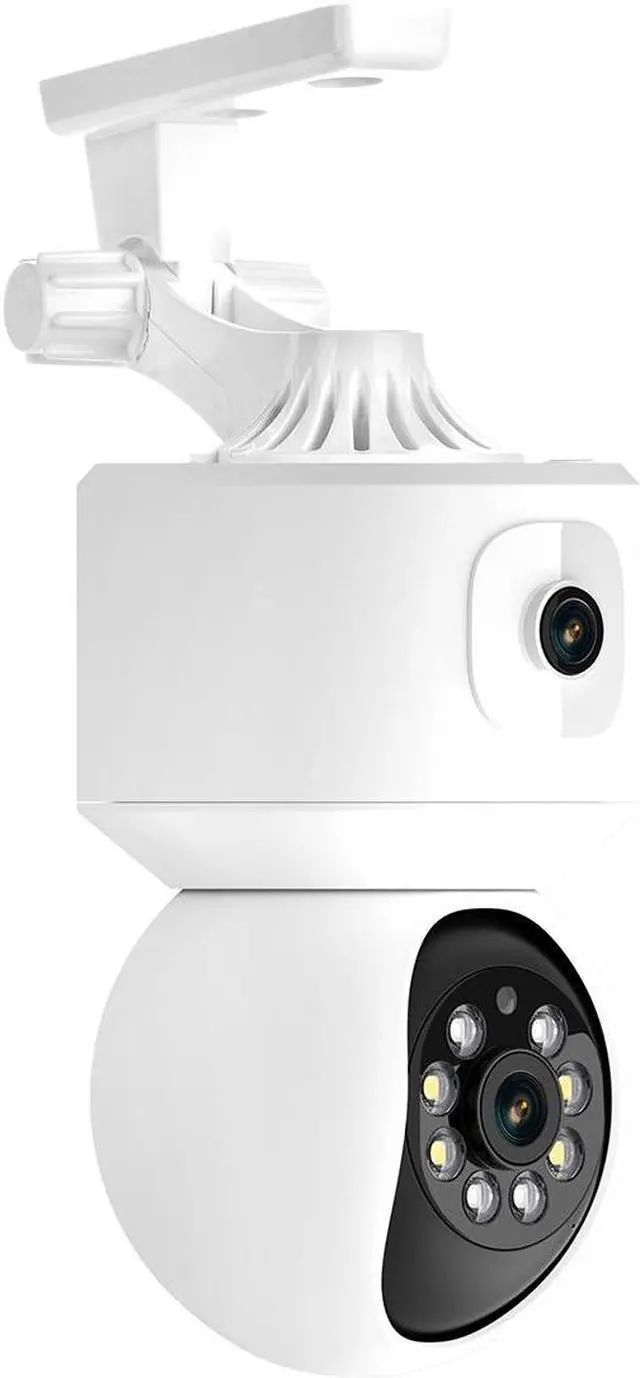 Alt view image 2 of 14 - WiFi 3MP dual lens dual light Outdoor Smart Alarm IR IP Camera 2 Way Audio Pan/Tilt Motion Detection Cloud Storage Waterproof