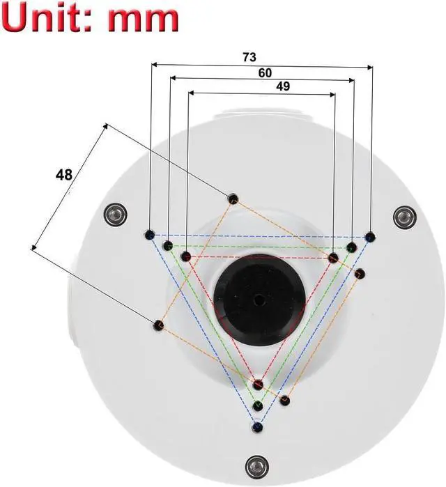 Alt view image 4 of 12 - PFA130-E Security Camera Bracket Wall Mounting Junction Box IP66 Water-Proof for HAC-HDW1100, IPC-HDW1000/HDW1200/HDW3200/HDW4100/HDW4200/HDW4300S