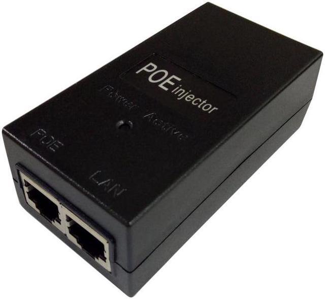 Alt view image 4 of 7 - Gigabit PoE Injector Adapter POE power supply adaptor switch, IEEE 802.3af/at PoE+ Passive, PoE 48V 0.5A Output Power, 10/100/1000Mbps Gigabit Speed, for IP Camera/AP/PTZ/Video Phone, Plug and Play