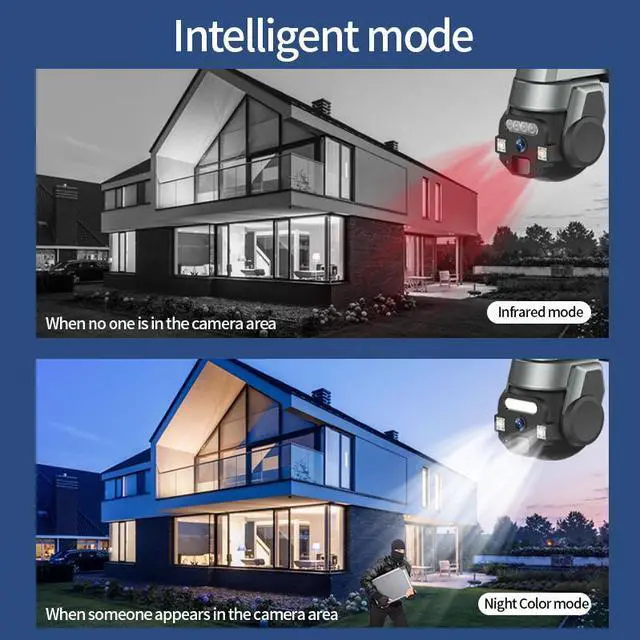 Alt view image 6 of 7 - VisiPower 2MP 3.97" HD Screen Smart Peephole Door Viewer Video Doorbell intercom built-in 1400mah lithium rechargeable Battery support 12 different language infrared night vision wide view angle 125°