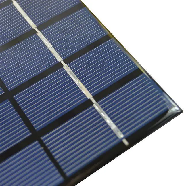 Alt view image 5 of 6 - 136*110*3mm Mini Universal 2W 6V 330mAh Polysilicon Solar Panels DIY Solar Module SW0206